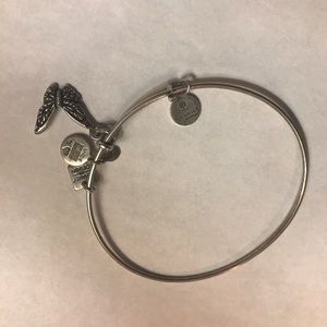 Alex & Ani butterfly charm bracelet